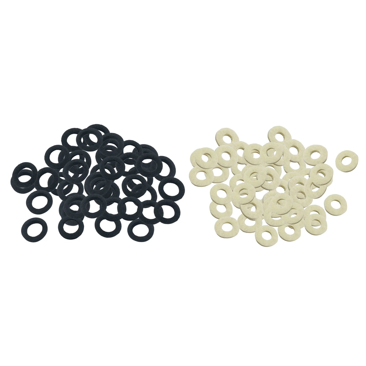 50pcs Cornet Trumpet Valve Felt Washers Pad Brass Instrument Parts Access Felt Washer Accessories Valve Felt Parts