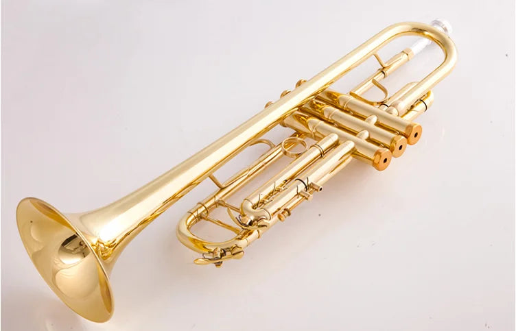 Made in Japan quality 8335 Bb Trumpet B Flat Brass Silver/Gold Plated with Leather Case