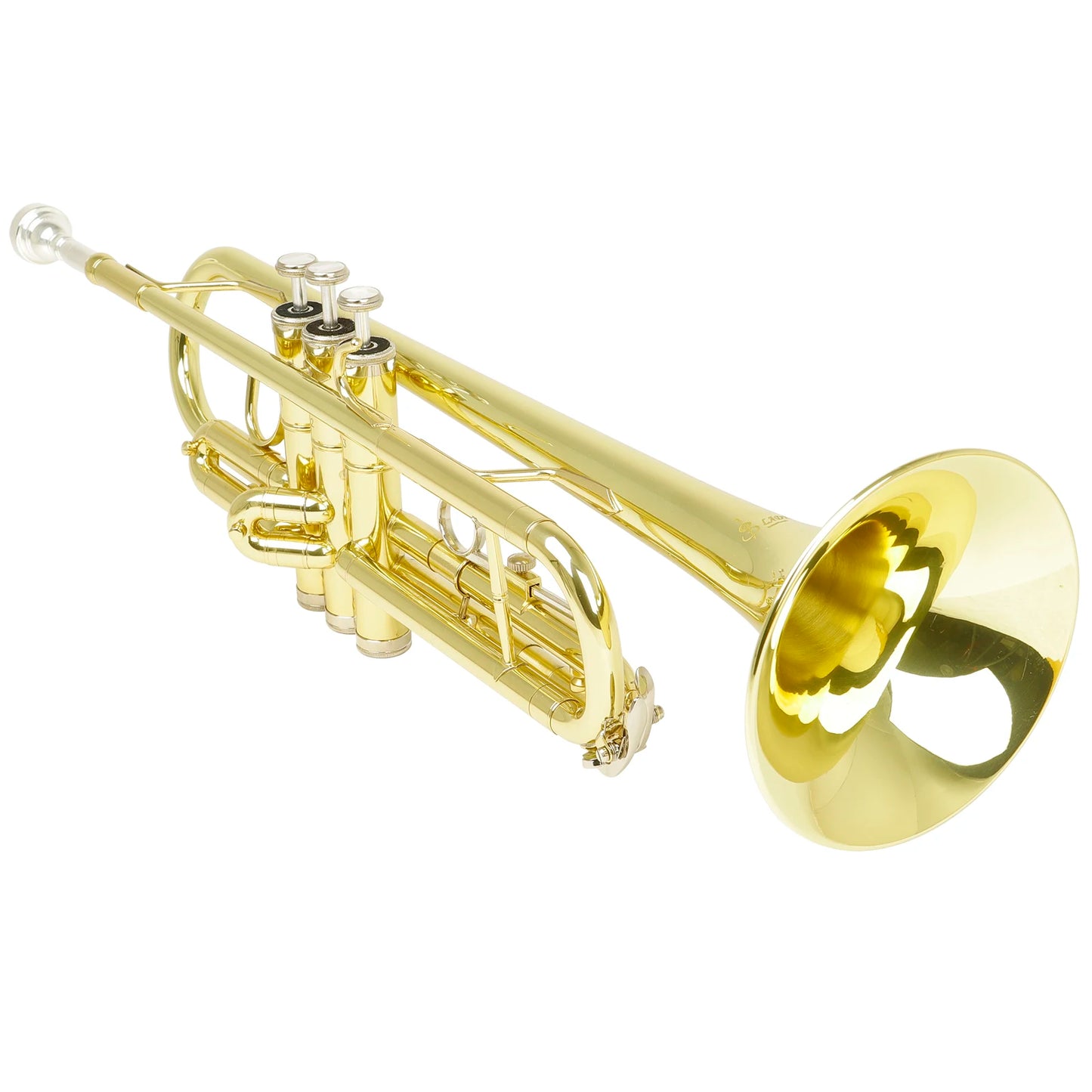 SLADE Bb Trumpet Brass body Gold-Plated B Flat Trumpet Professional Performance Brass Musical Instrument with Case Mouthpiece